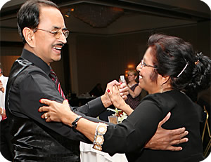 Students dancing